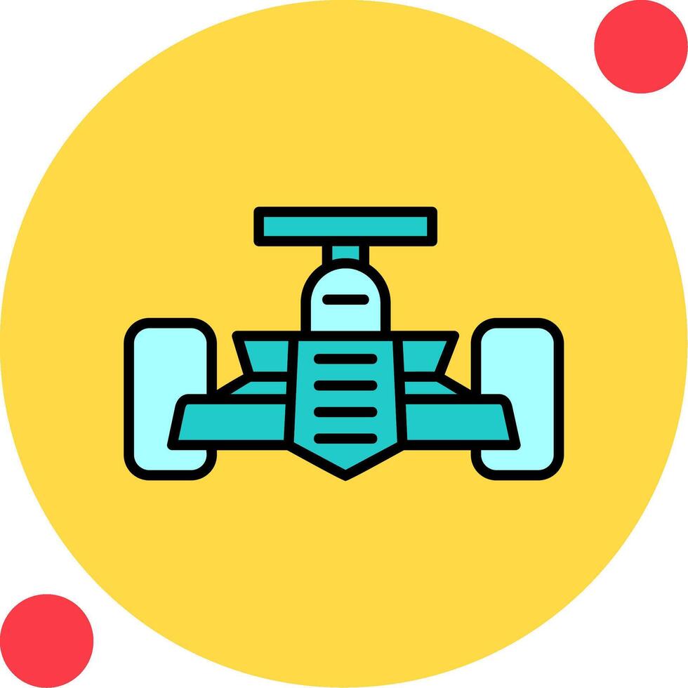 Racing Car Vector Icon