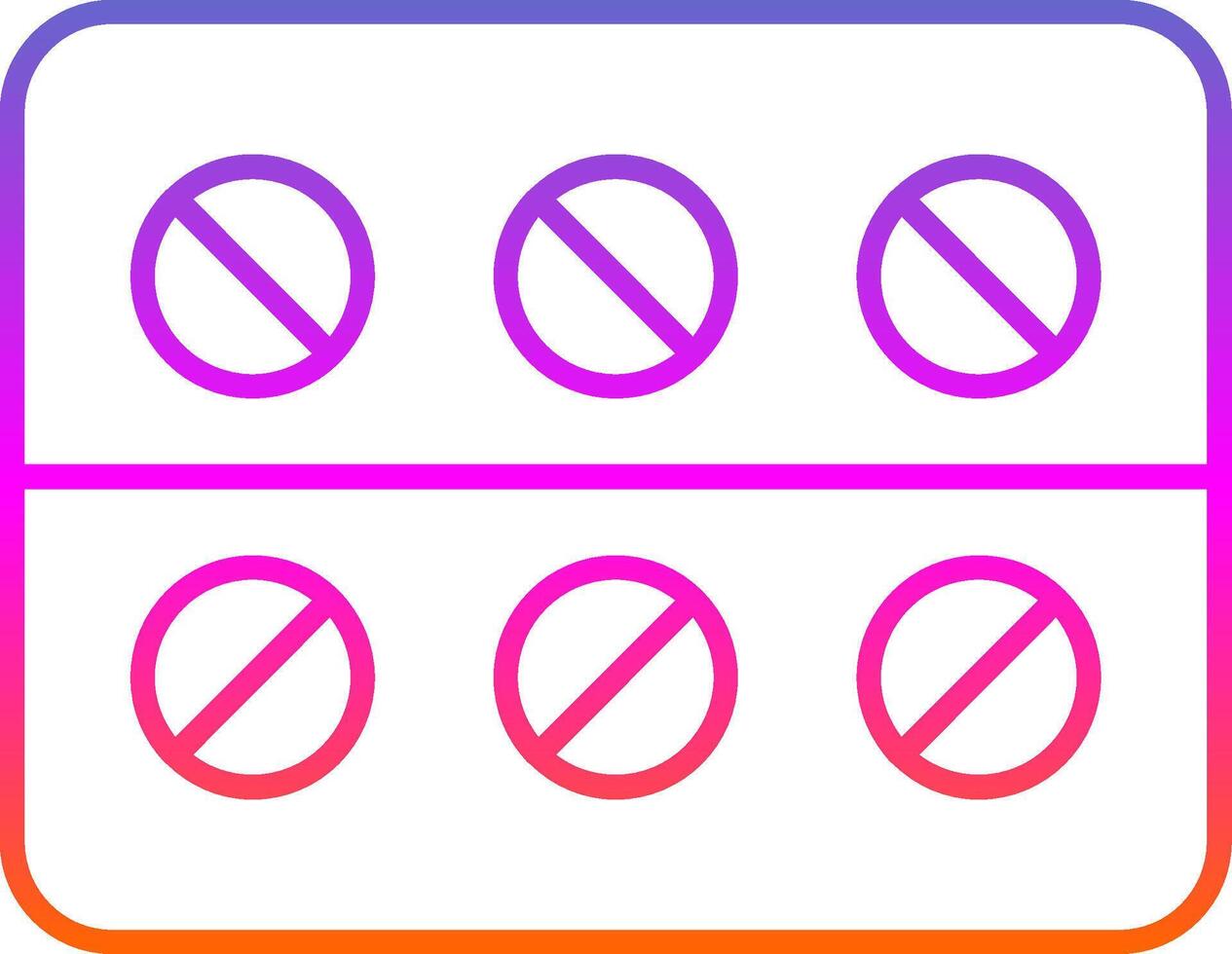 Medicine Line Gradient Icon vector