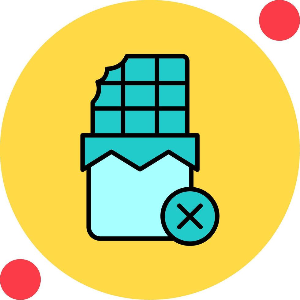 No Chocolate Vector Icon