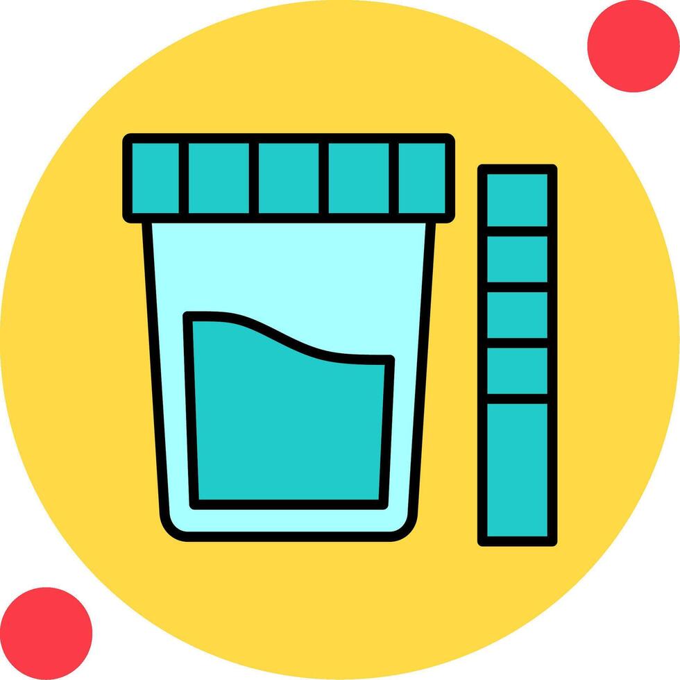 Urine Test Vector Icon