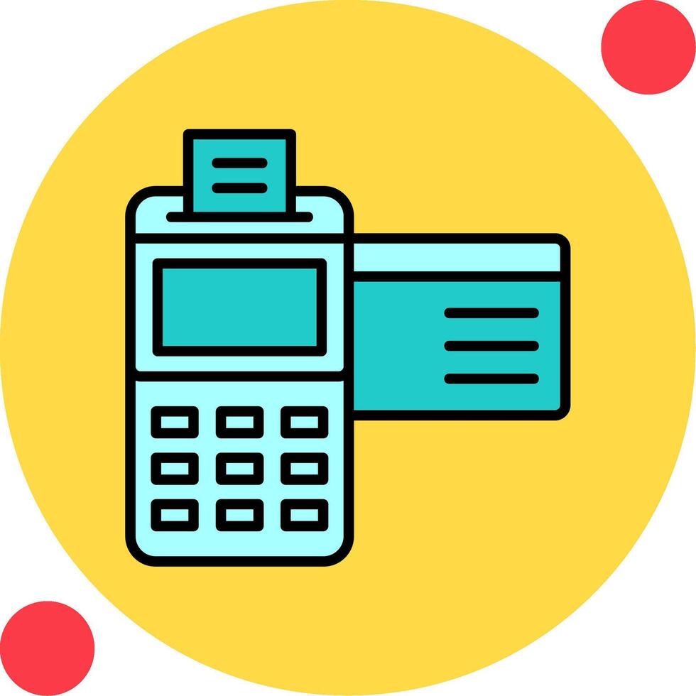 Credit Card Machine Vector Icon