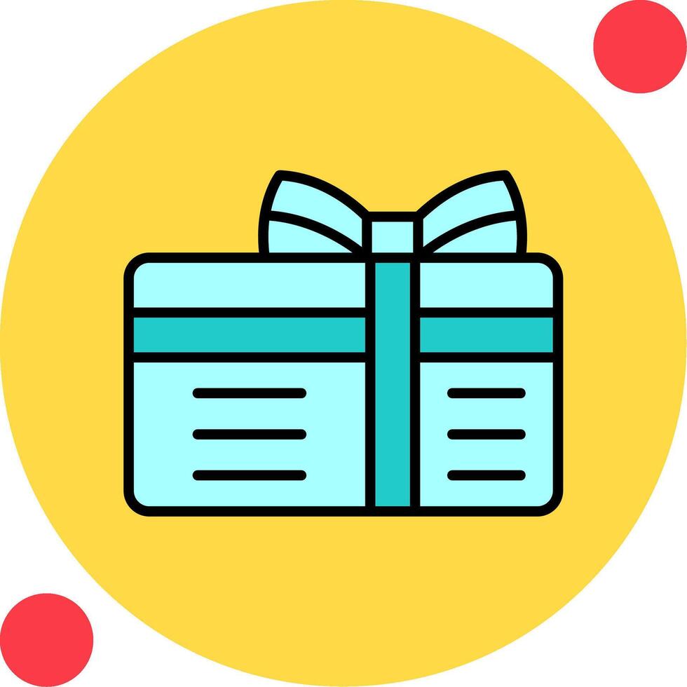 icono de vector de tarjeta de regalo