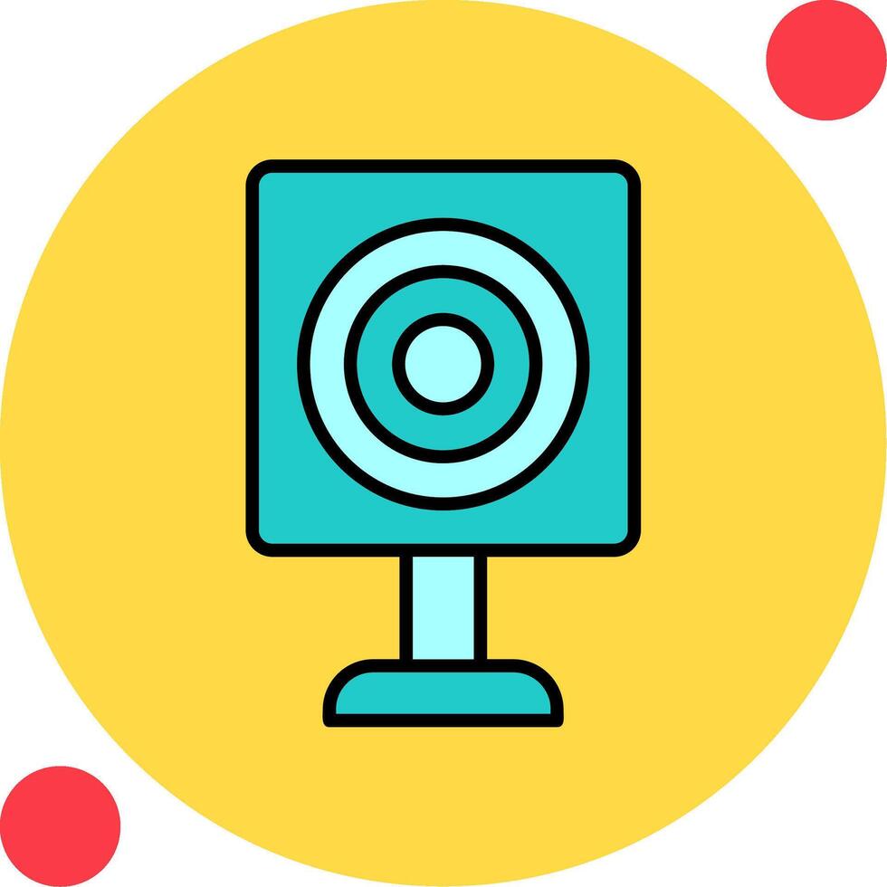Military Target Vector Icon