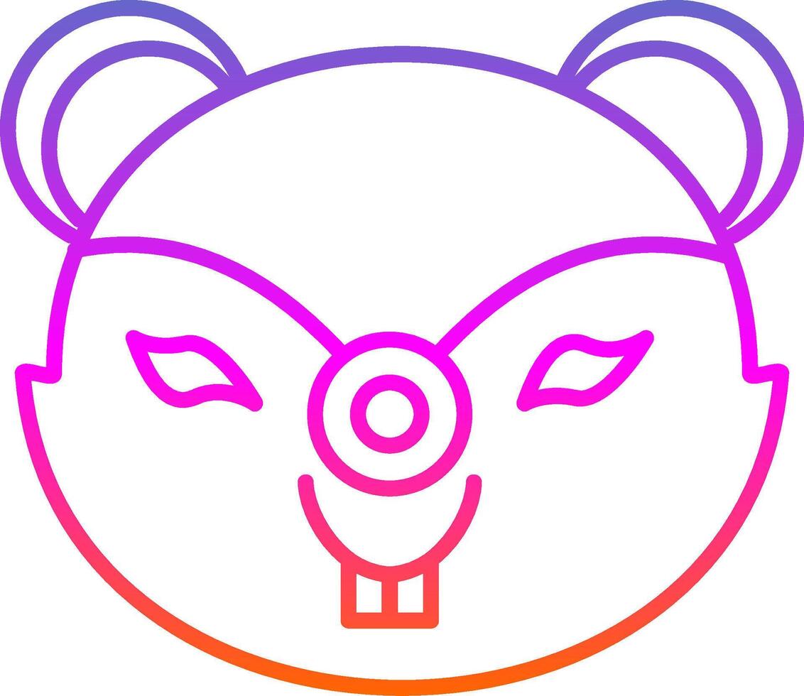 Squirrel Line Gradient Icon 39166708 Vector Art at Vecteezy