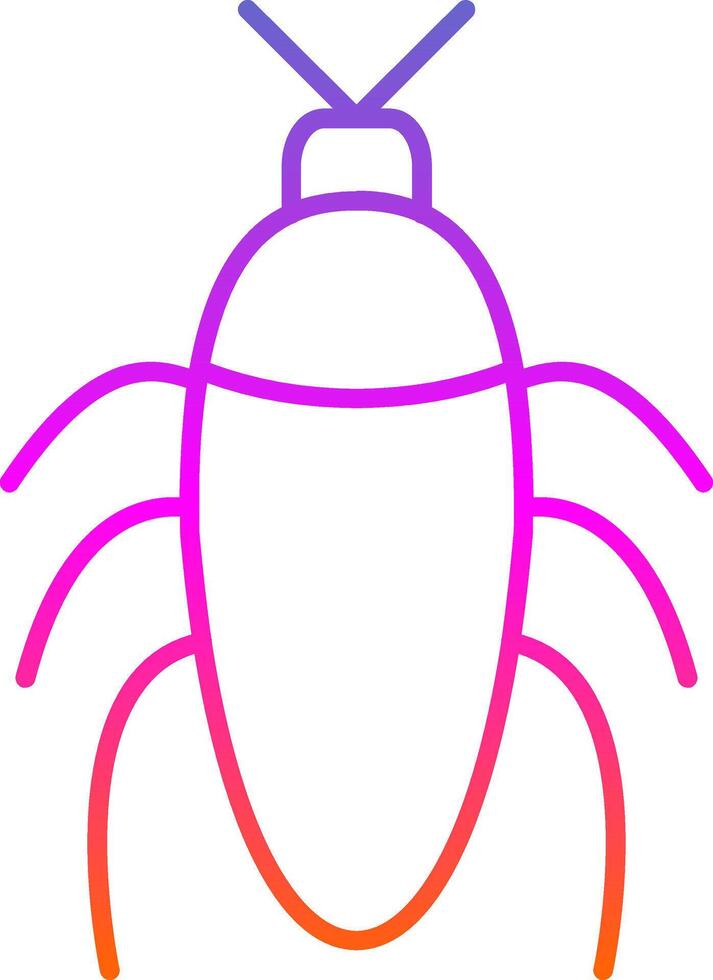 Insect Line Gradient Icon vector