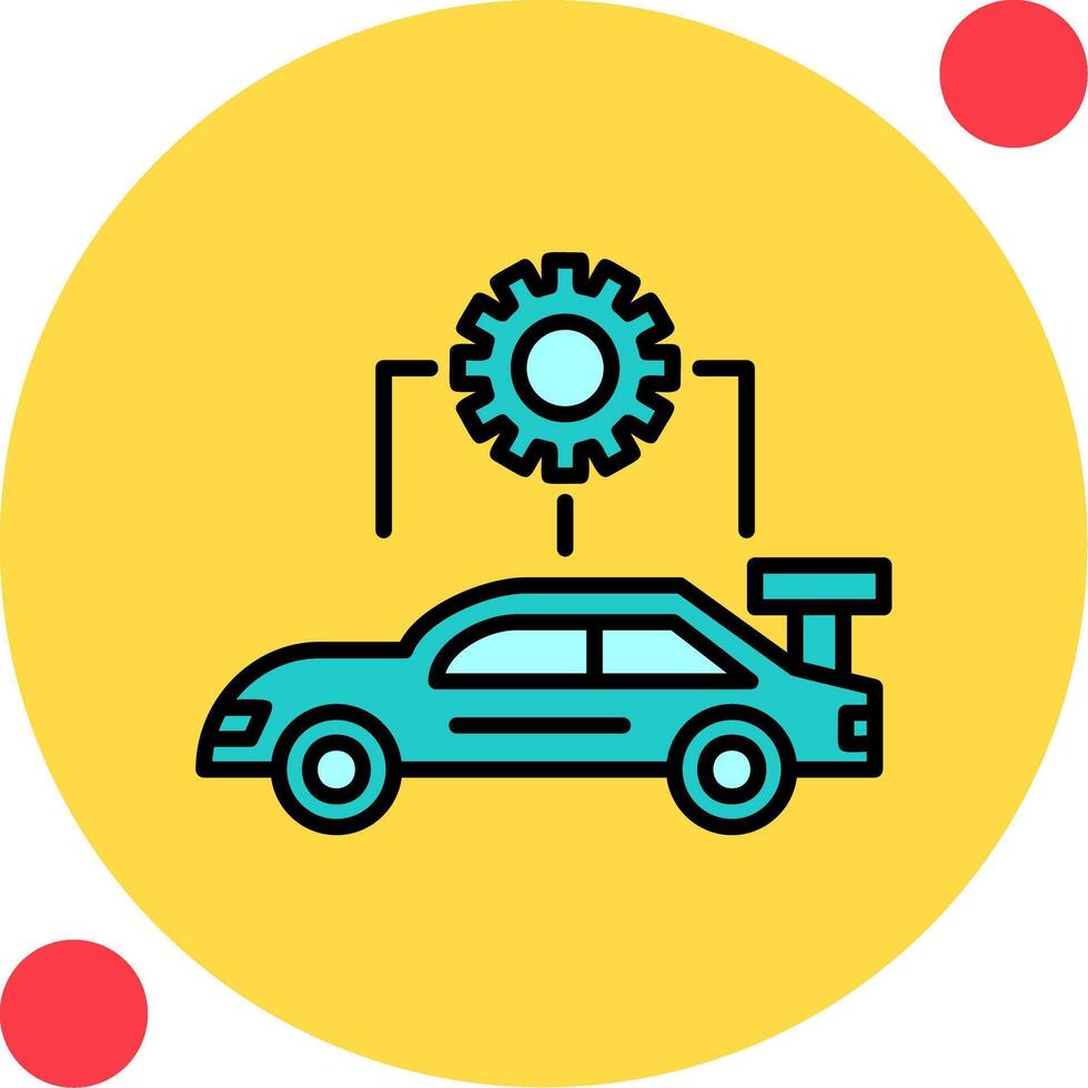 Car Configuration Vector Icon