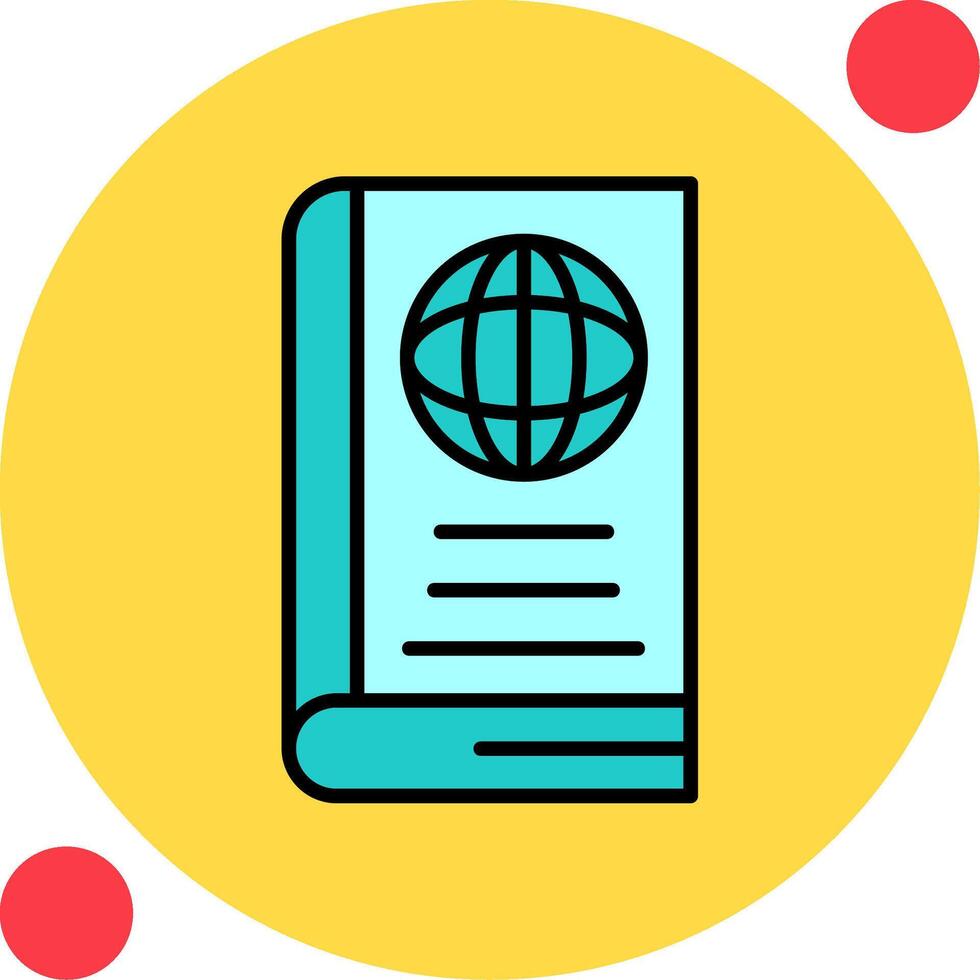 World Book Vector Icon