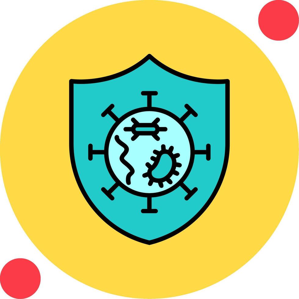 Germs Protected Vector Icon
