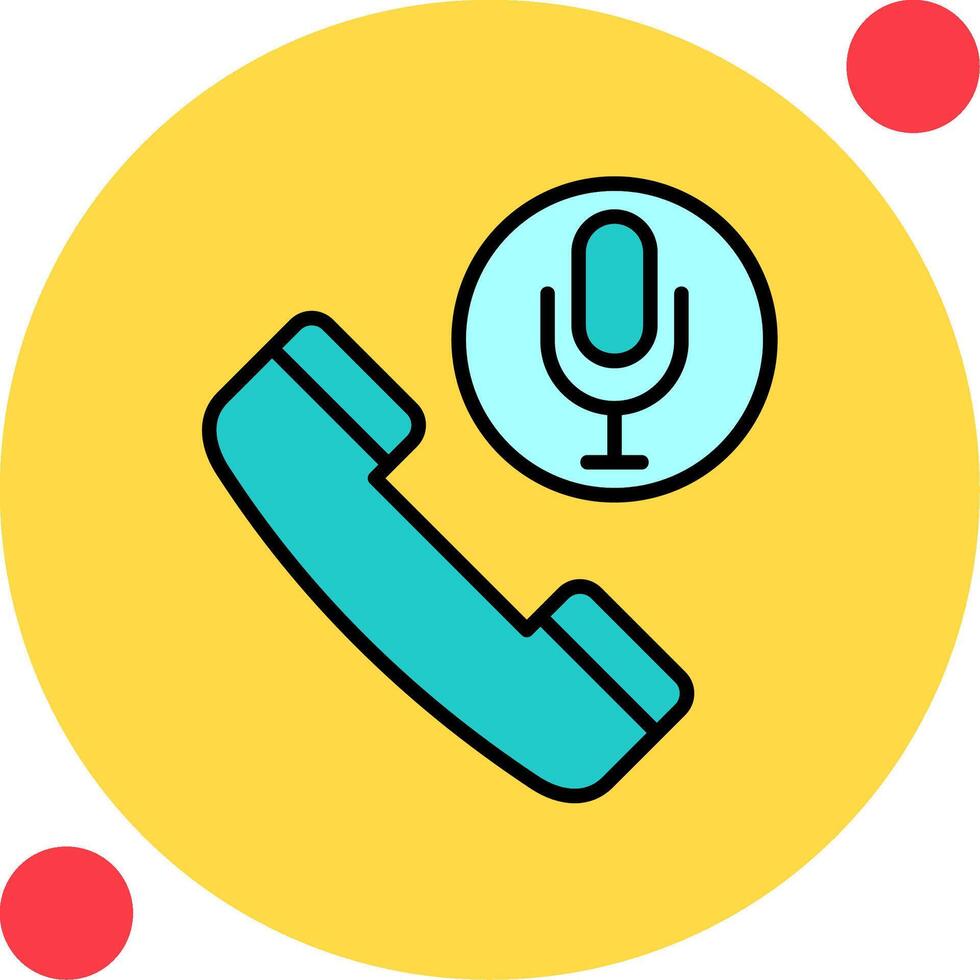 Call Record Vector Icon