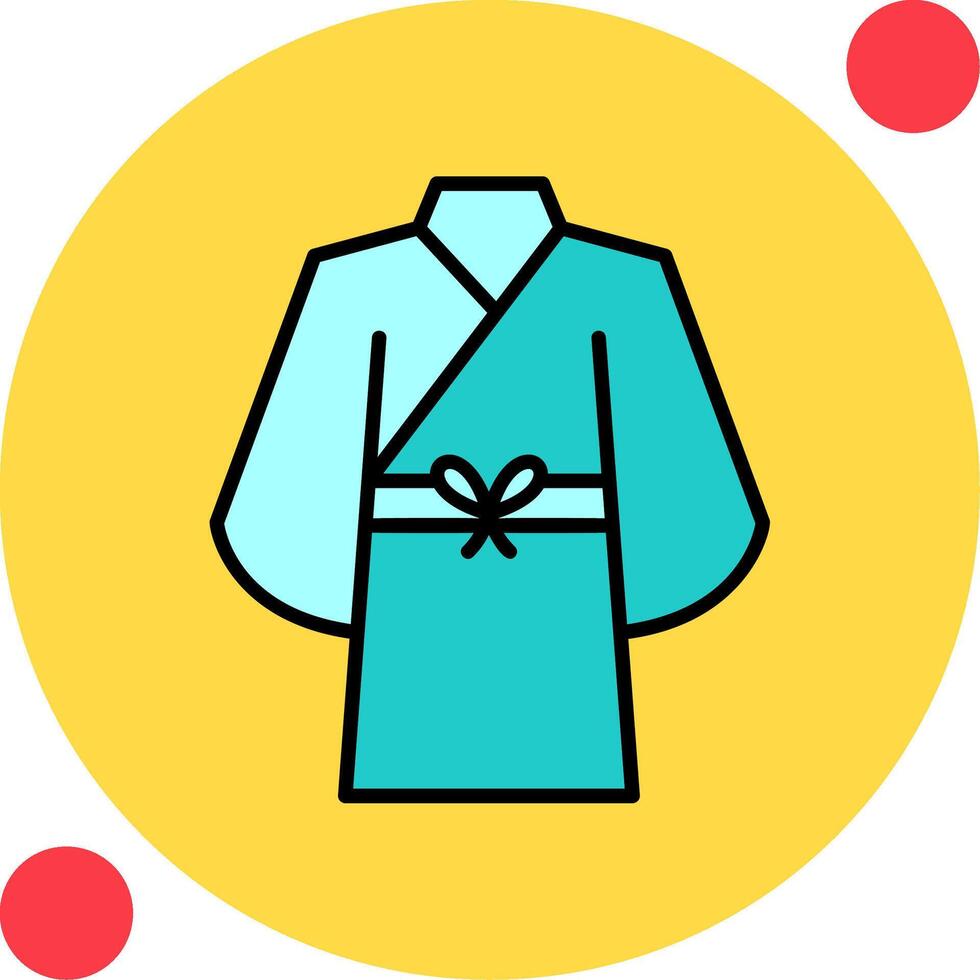 yukata vector icono