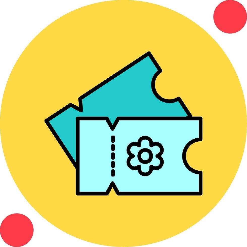 Ticket Vector Icon