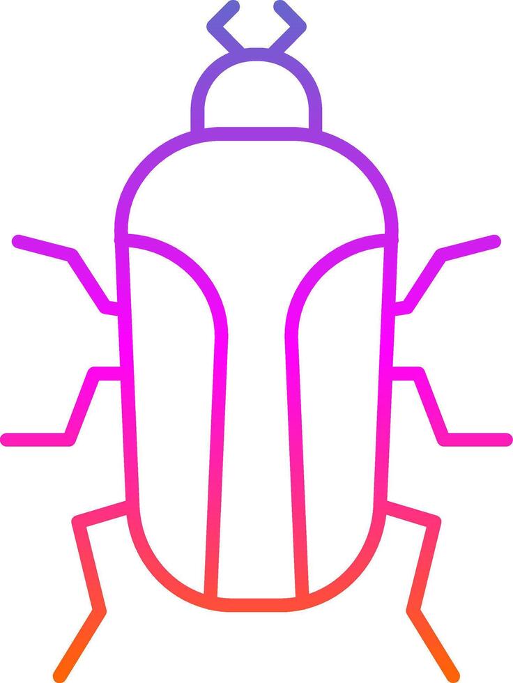 Insect Line Gradient Icon vector