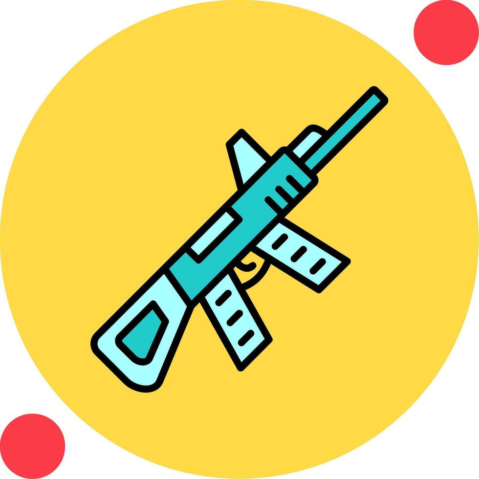 Machine Gun Vector Icon