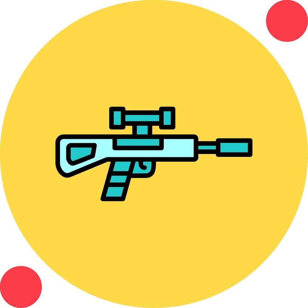 Sniper Rifle Vector Icon