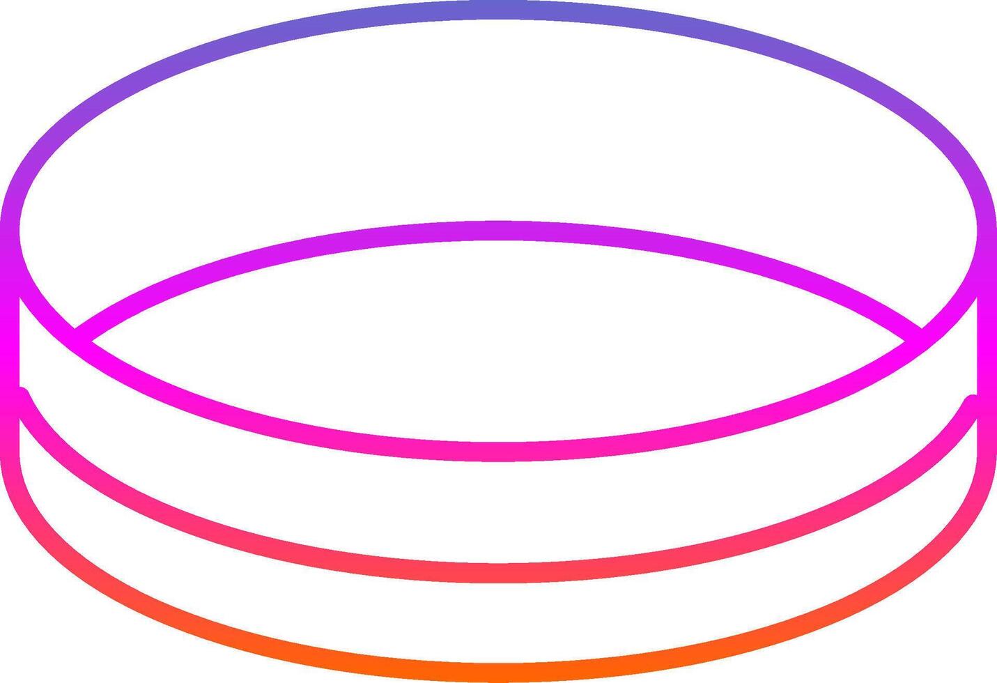 icono de gradiente de línea de pulsera vector