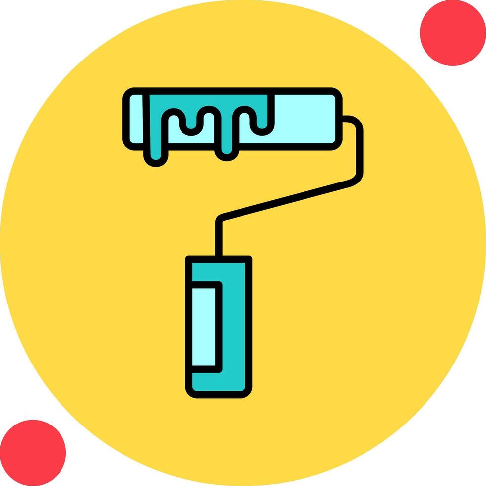 Paint Roller Vector Icon