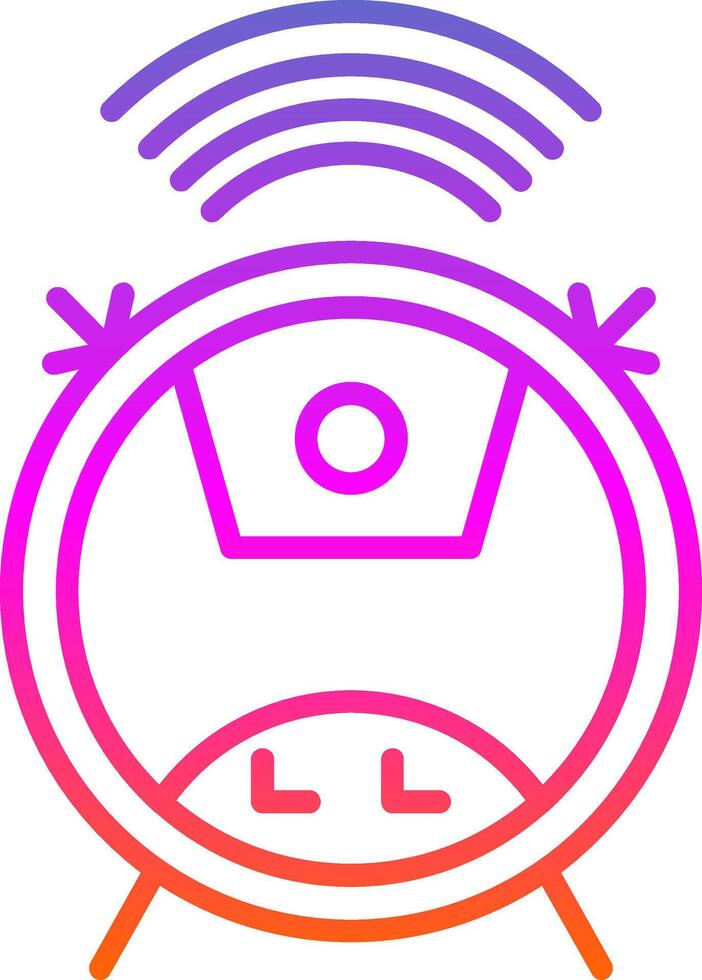 Wifi Line Gradient Icon vector