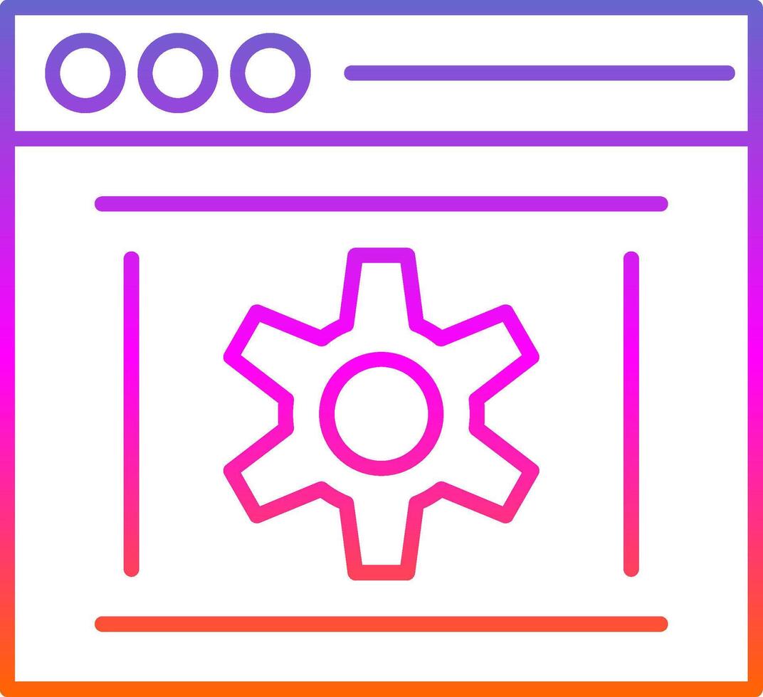 Optimization Line Gradient Icon 39169736 Vector Art at Vecteezy