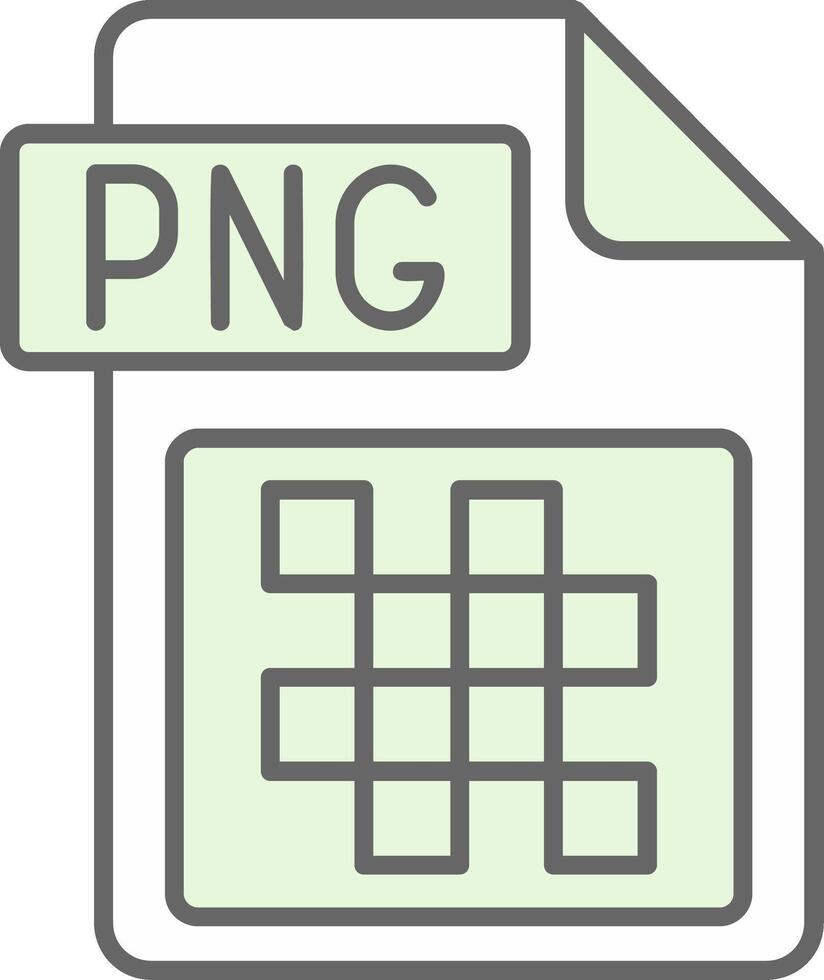 png archivo formato verde ligero relleno icono vector