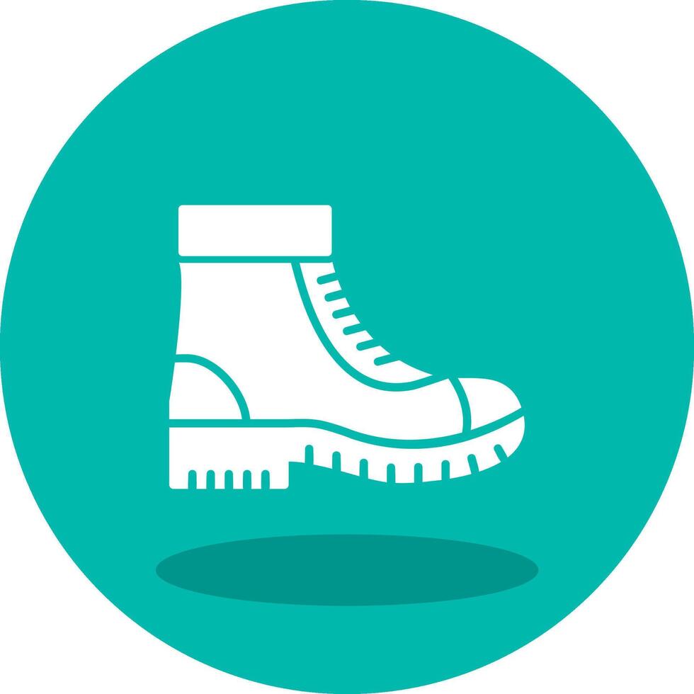 Military Boot Vector Icon