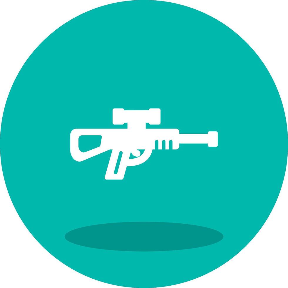 francotirador pistola vector icono