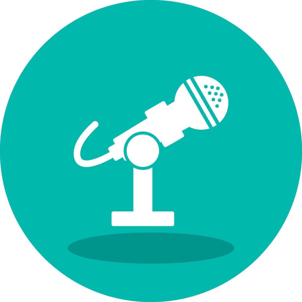 Microphone Stand Vector Icon