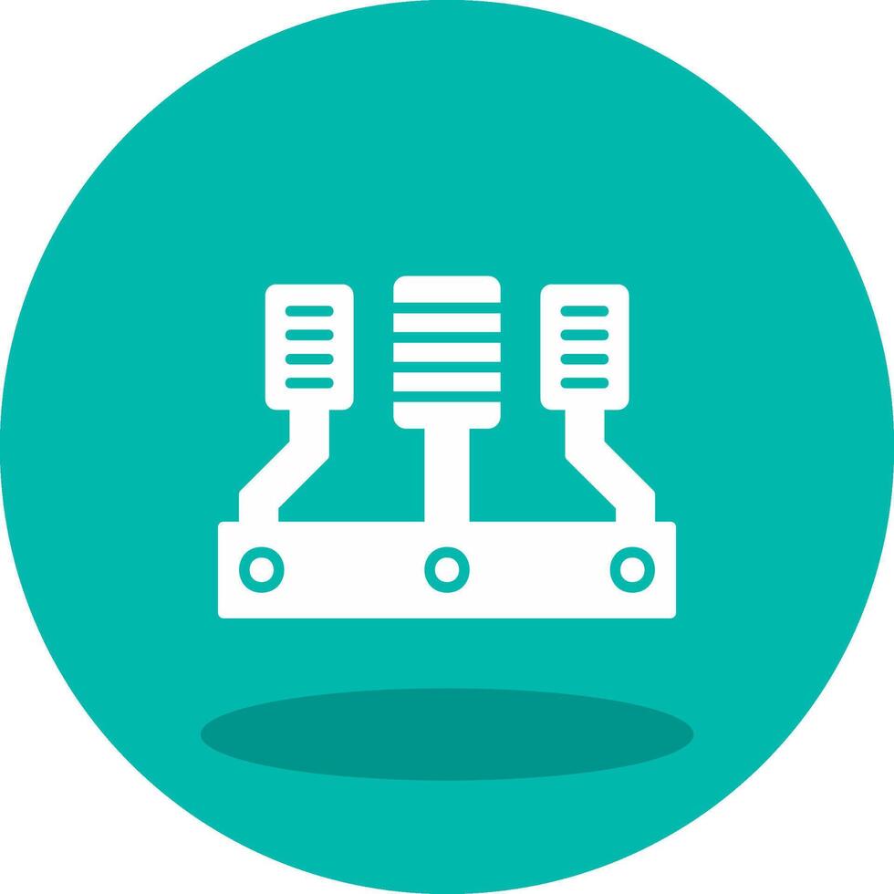 Car Accelerator Vector Icon