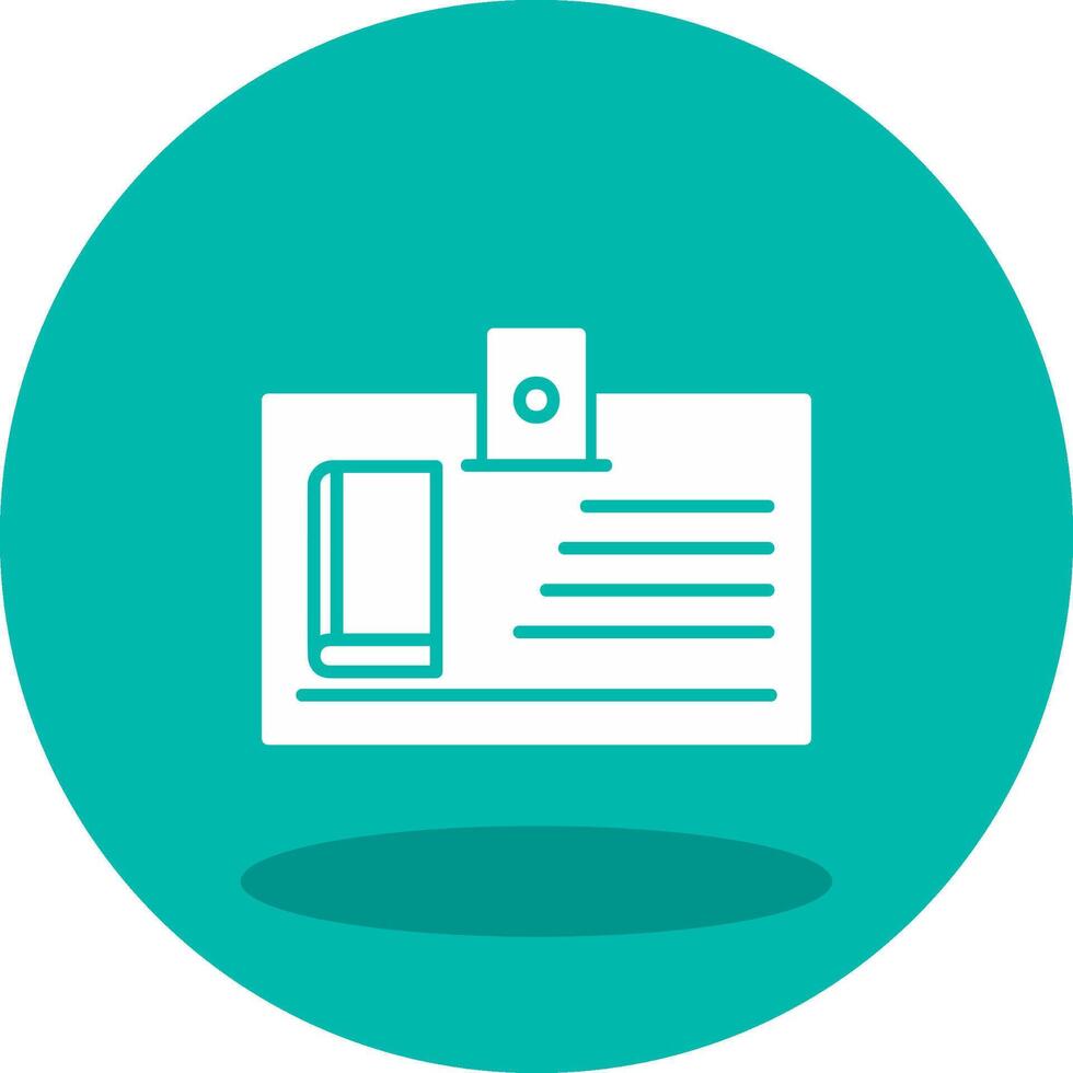 Library Card Vector Icon