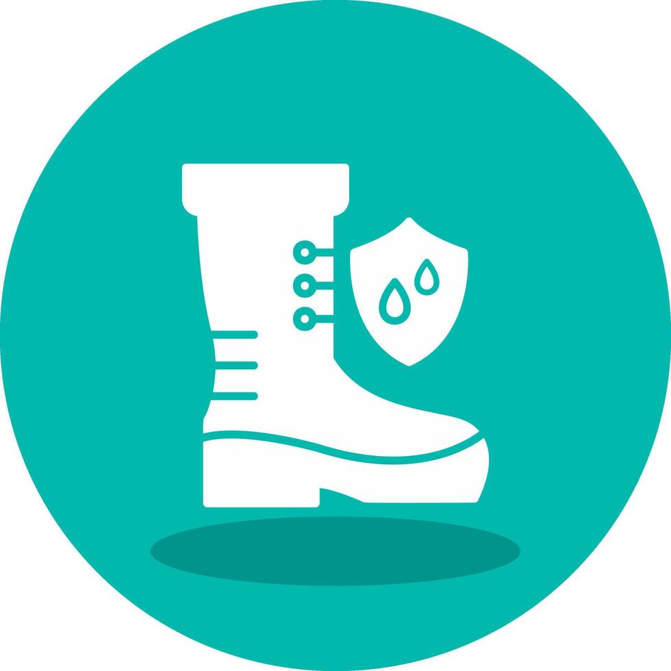 Waterproof Shoes Vector Icon