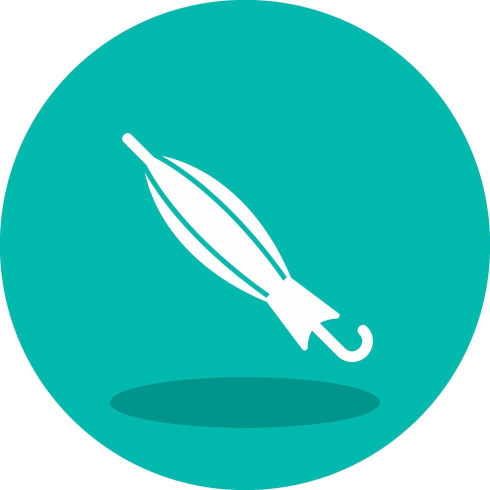 Close Umbrella Vector Icon