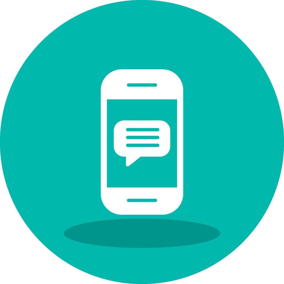 Phone Message Vector Icon