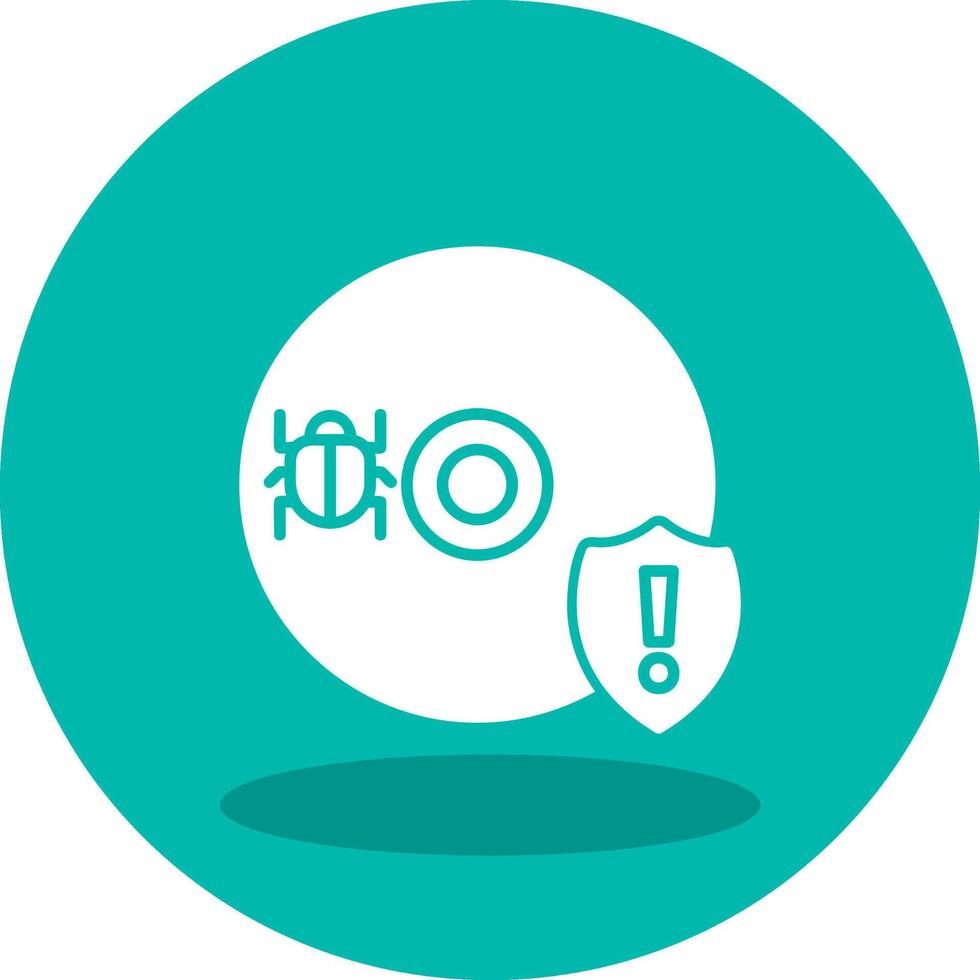Cd Virus Vector Icon