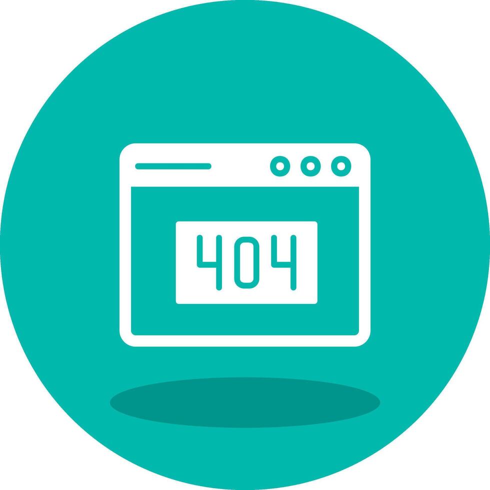 404 Error Vector Icon