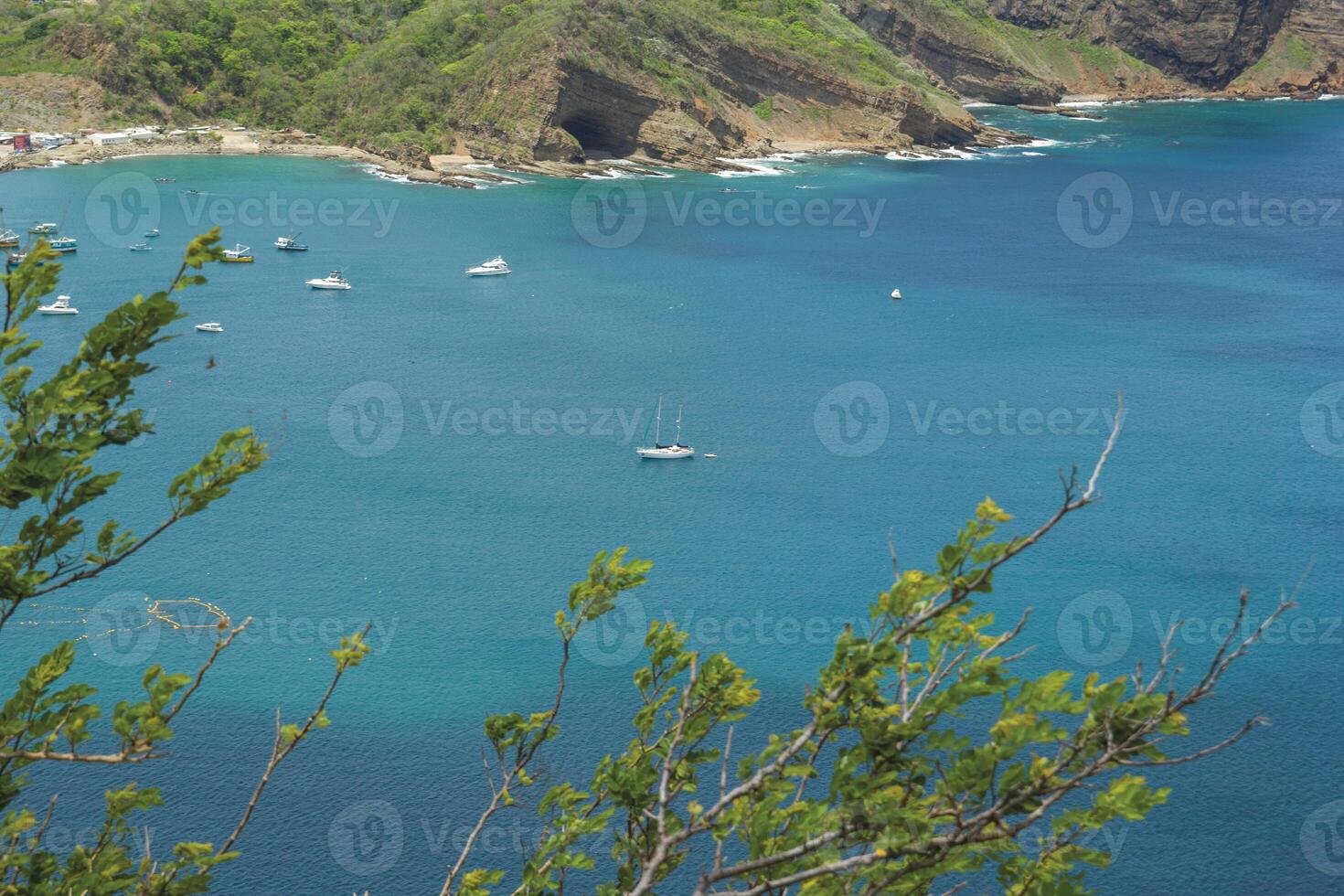 San Juan del Sur bay, top view, Rivas, Nicaragua photo