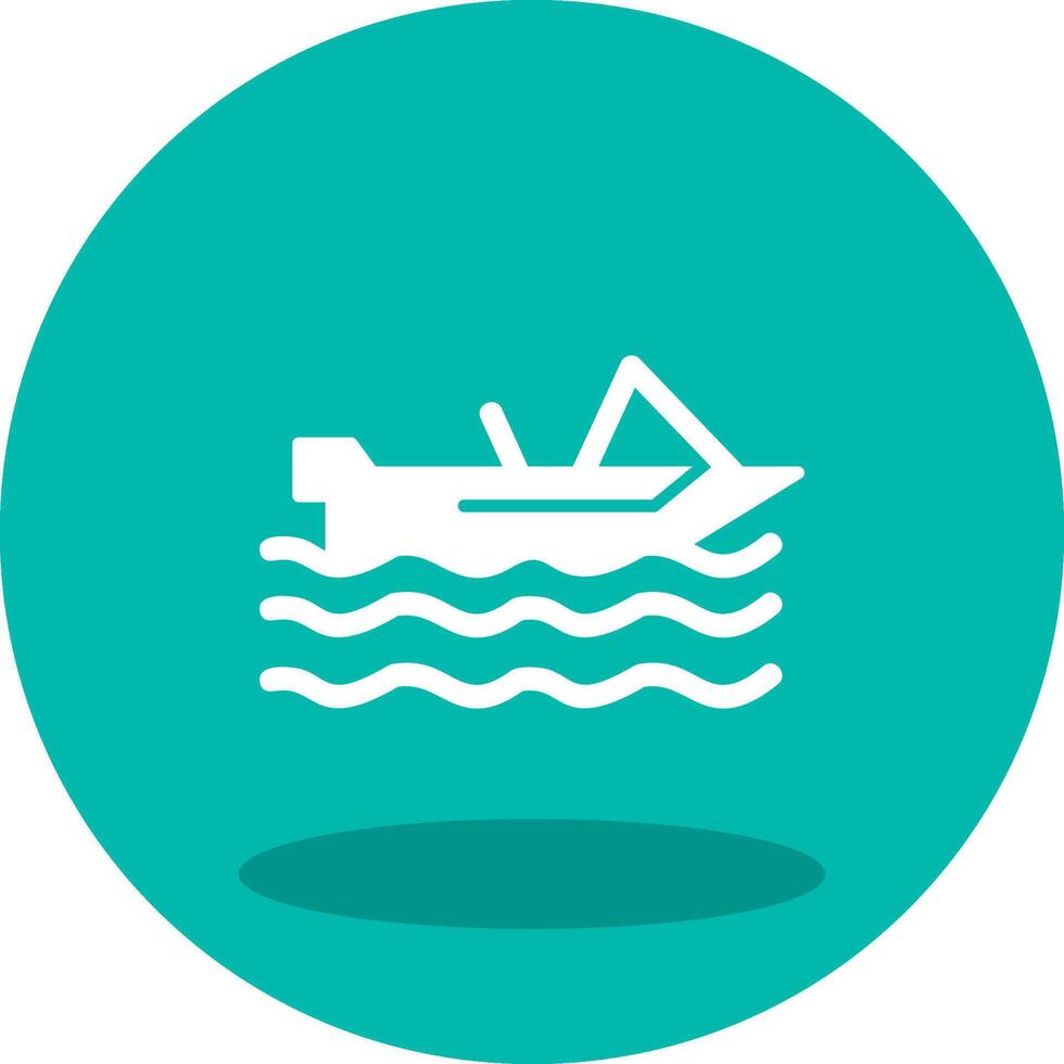 Motorboat Vector Icon