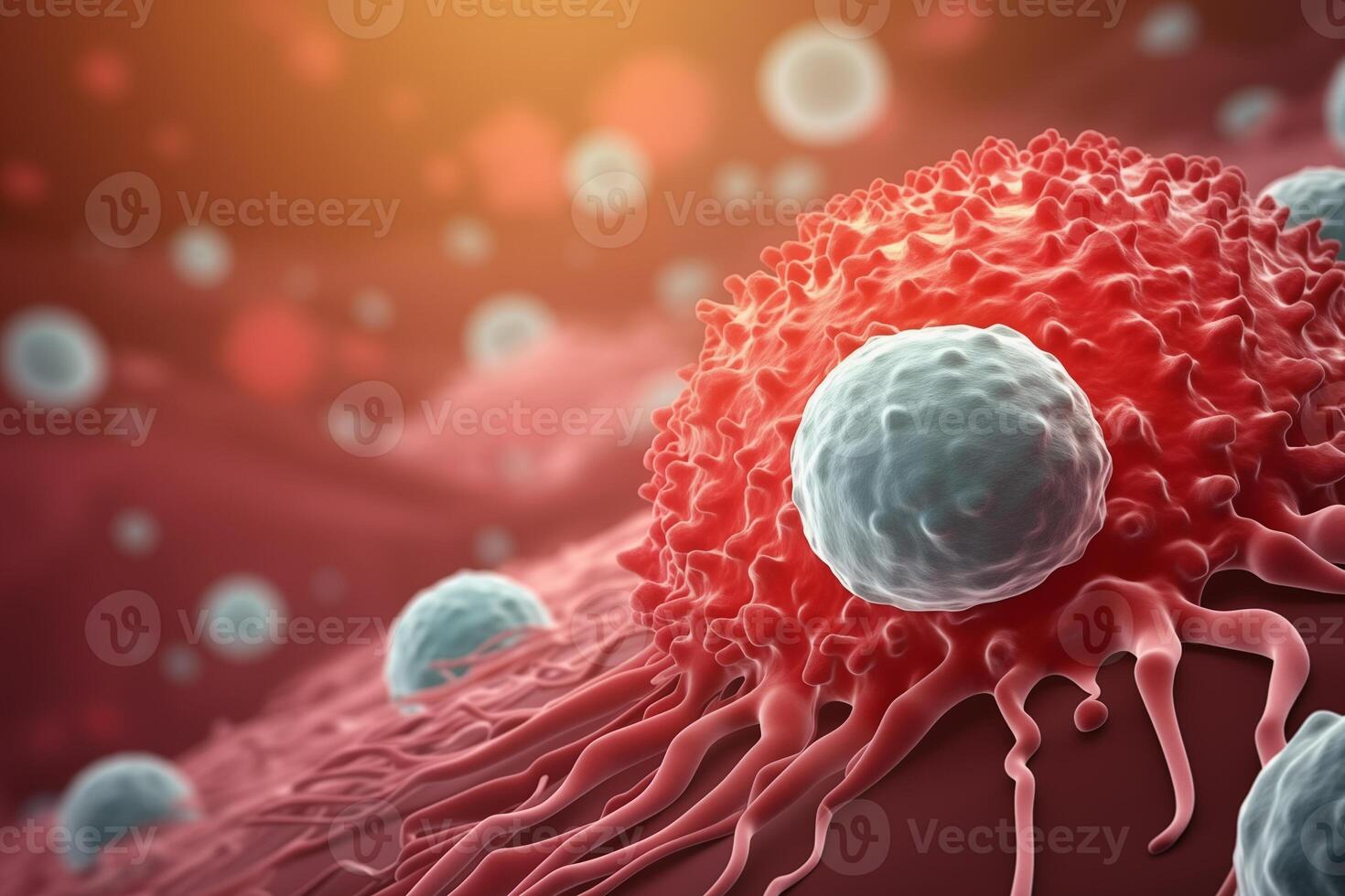AI generated Cellular Immune Response photo
