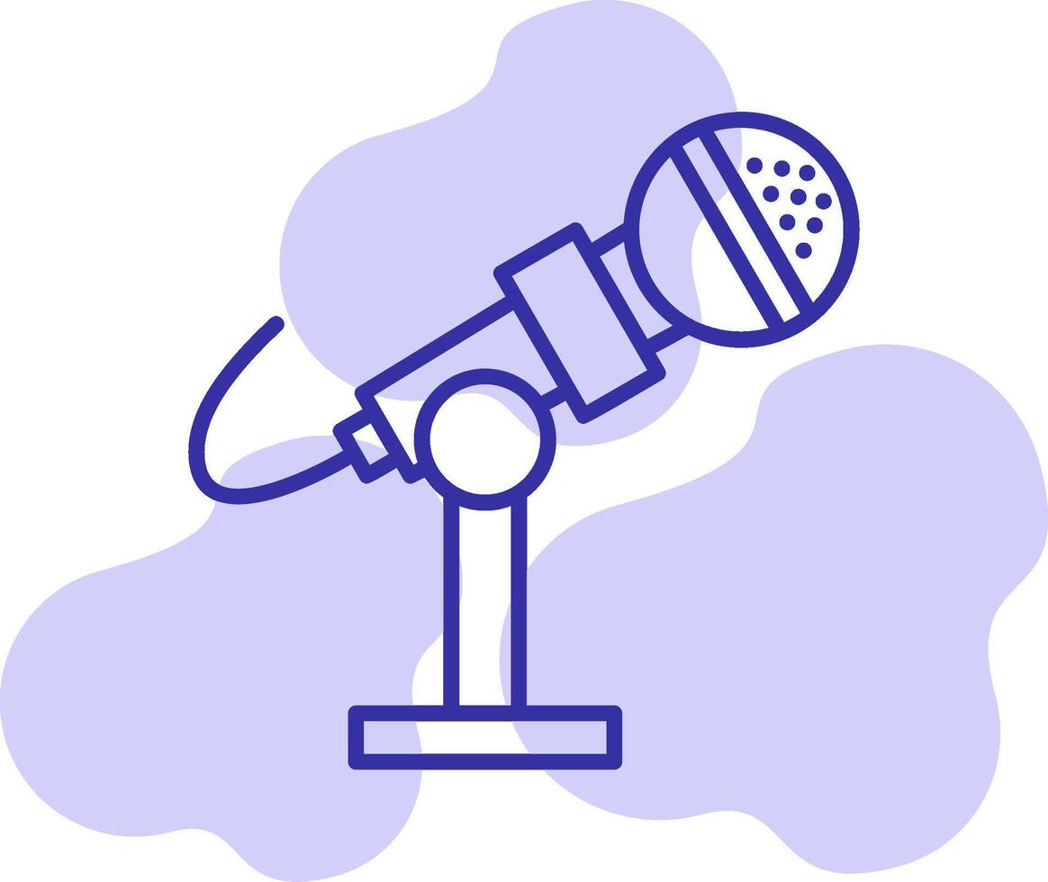 Microphone Stand Vector Icon