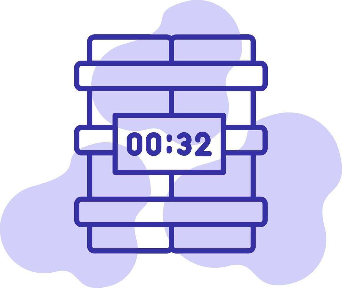 C4 Time Bomb Vector Icon