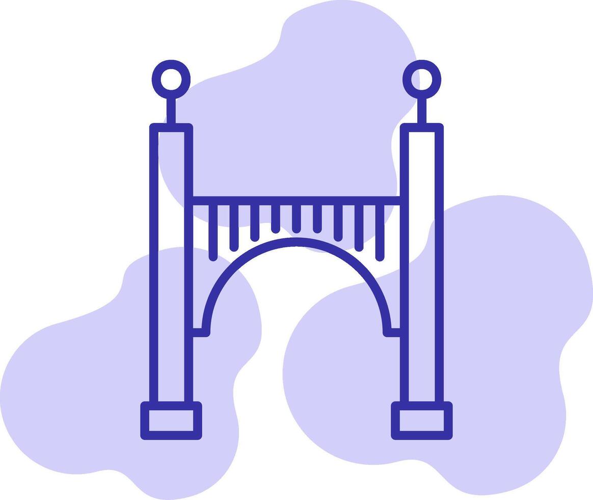 icono de vector de puente