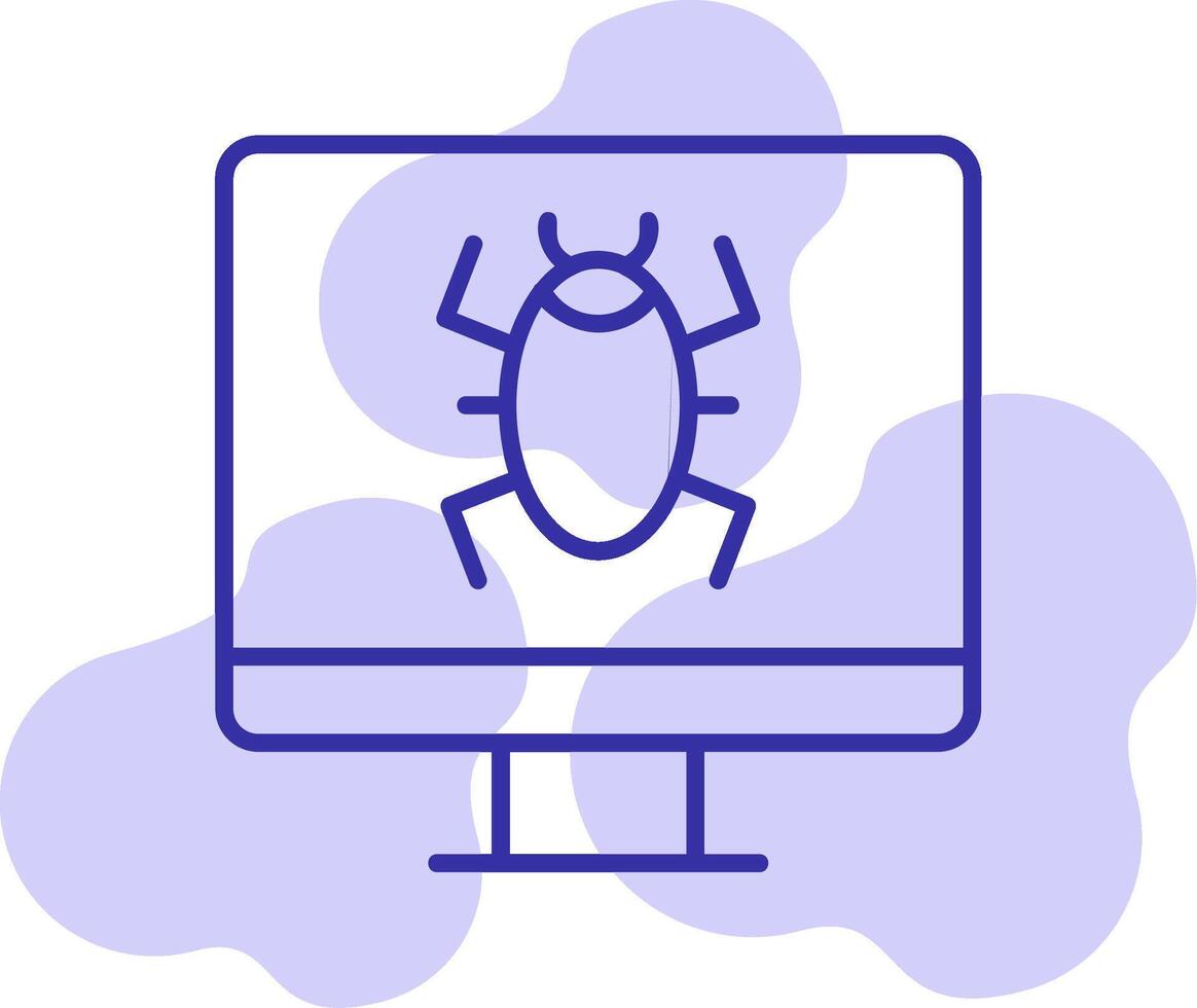 Computer Virus Vector Icon