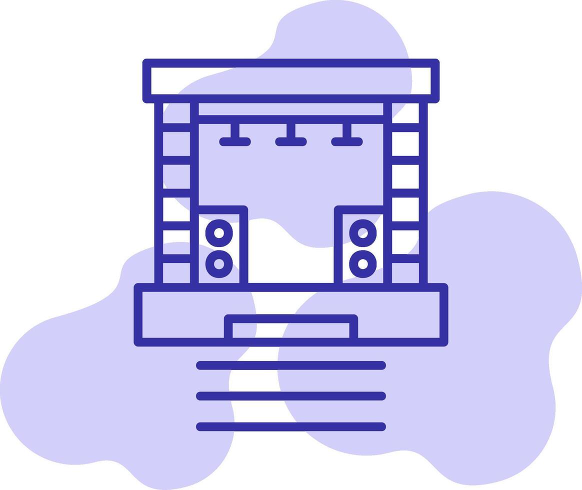 Stage Vector Icon