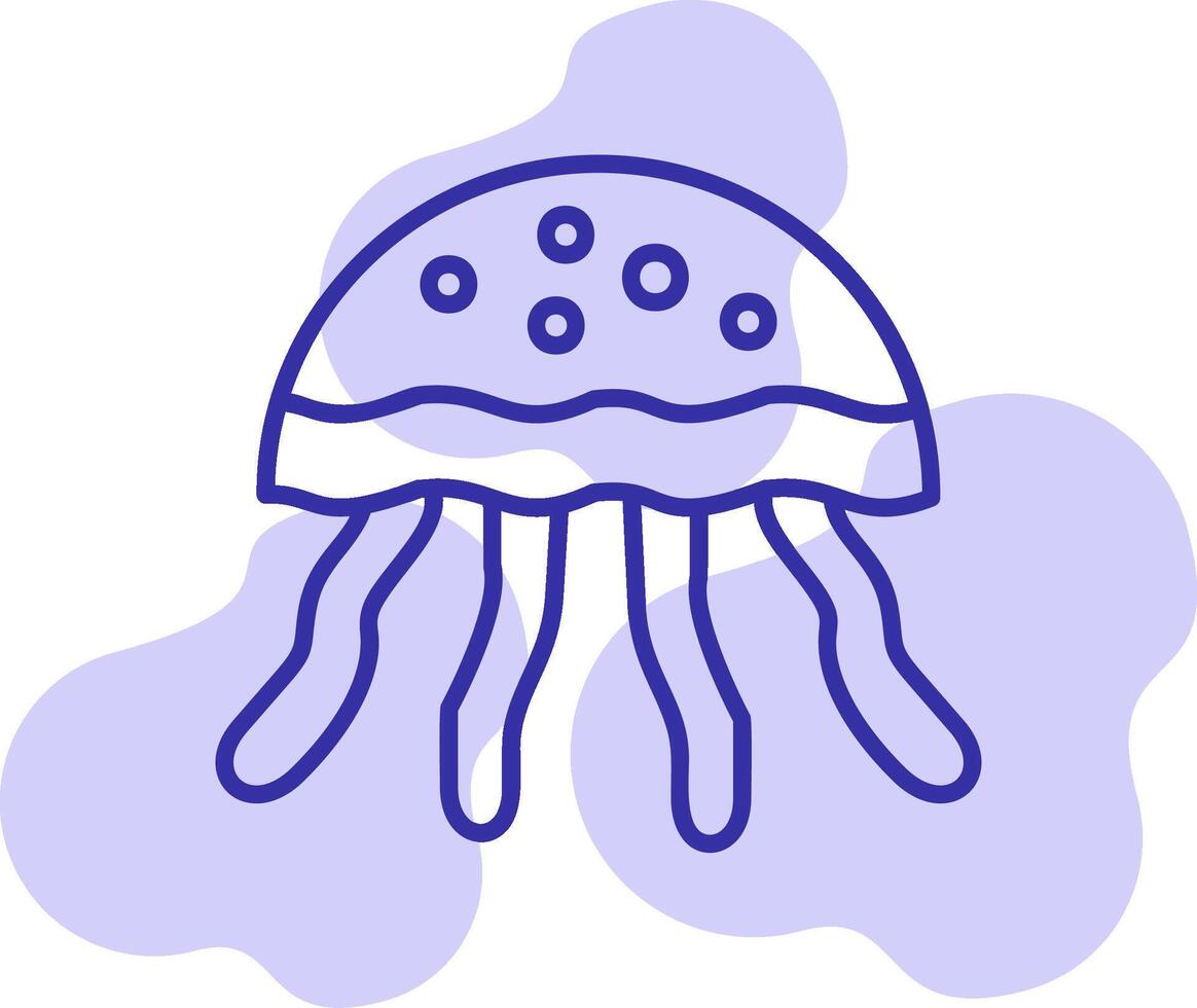 Jellyfish Vector Icon