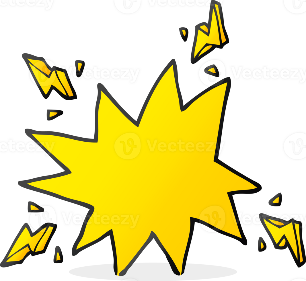 cartoon electrical sparks png