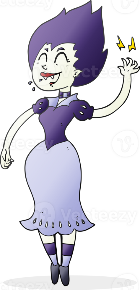 cartoon vampire girl png