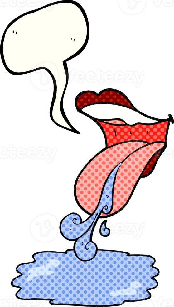 comic book speech bubble cartoon mouth drooling png