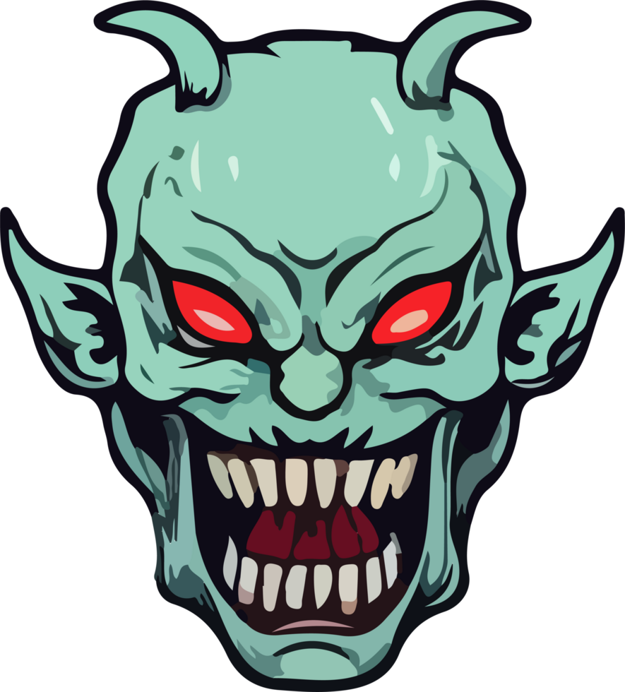 AI generated devil design illustration isolated on transparent background png