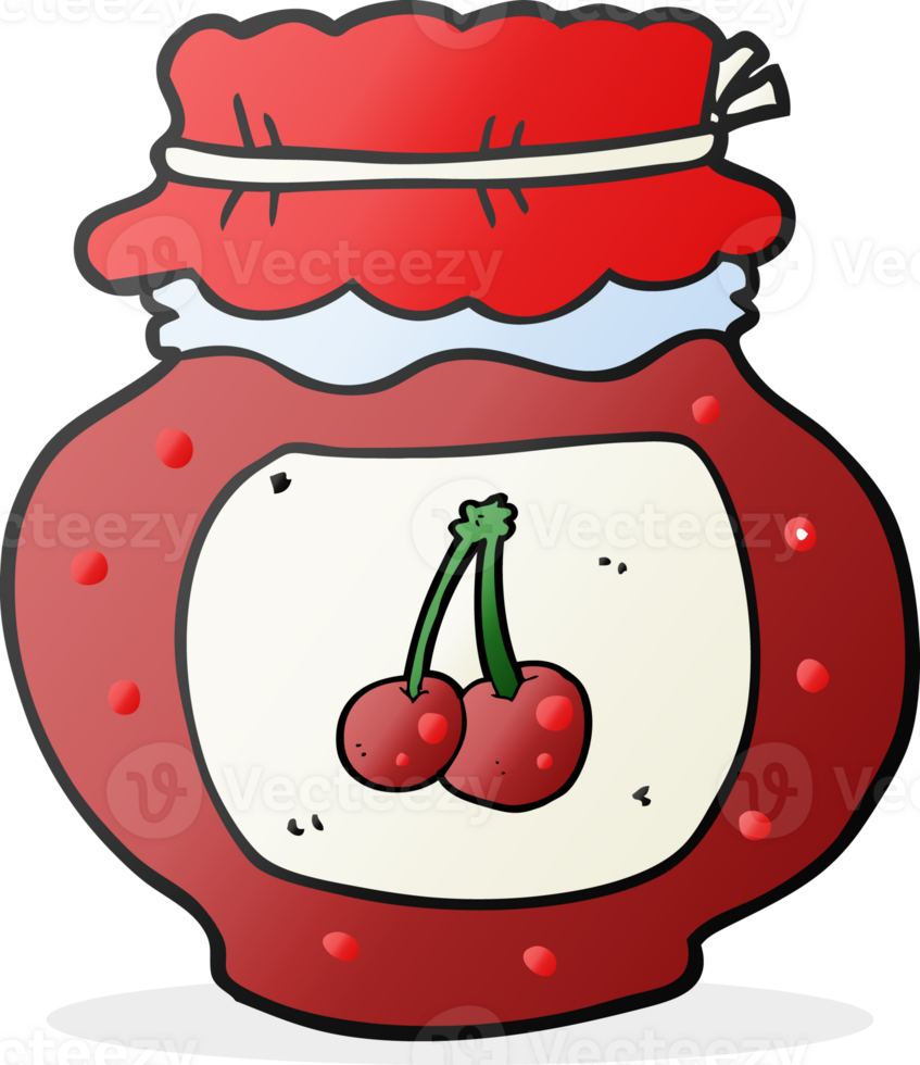 cartoon cherry jam png