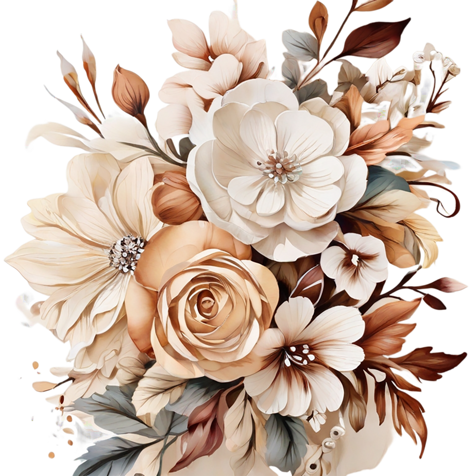 AI generated Floral flower design, Digital oilpainted floral pattern, Glitter flower design, Embossed flower pattern, Glossy flower painting, Decorative flower design png
