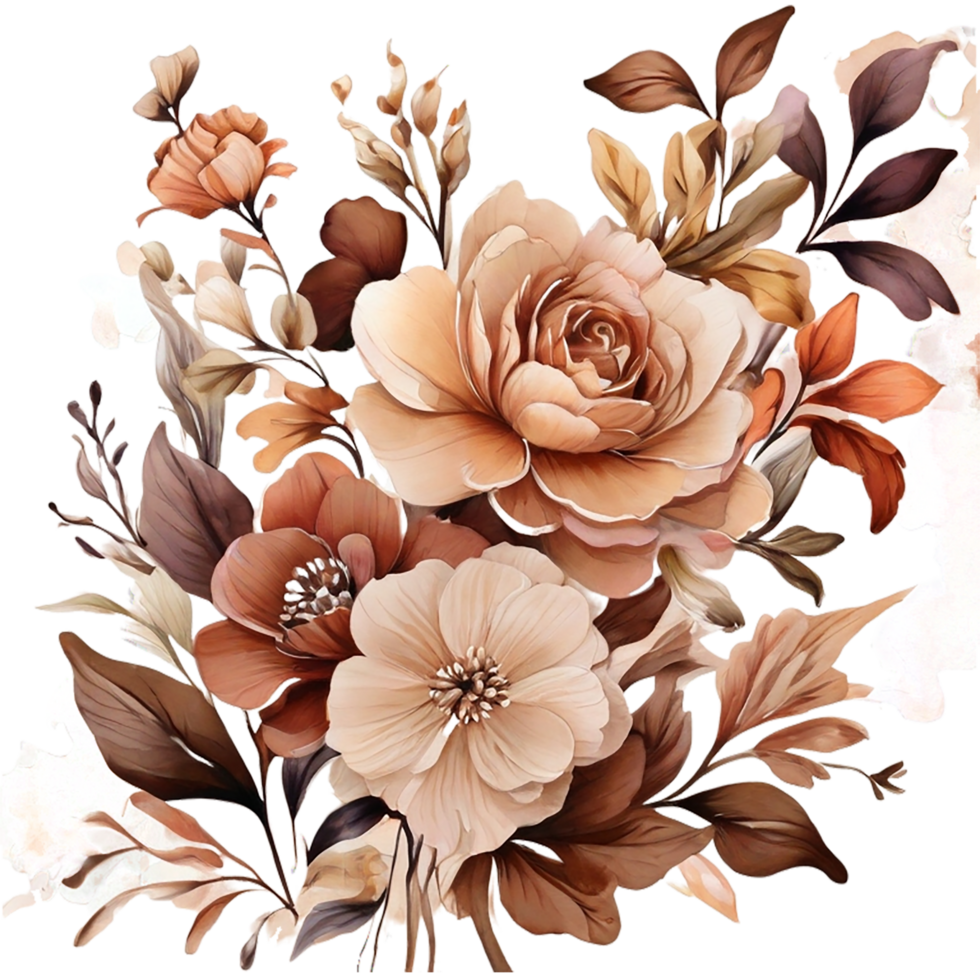 AI generated Floral flower design, Digital oilpainted floral pattern, Glitter flower design, Embossed flower pattern, Glossy flower painting, Decorative flower design png
