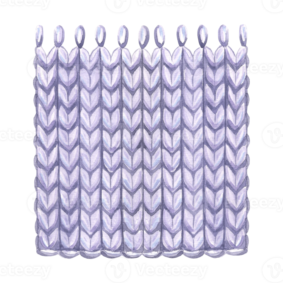 acuarela de muestra repetir tejido de punto patrón, púrpura. modelo ilustración tejido de punto tejer . aislado mano dibujado para tarjeta, embalaje , tejedora Blog, costura almacenar. png